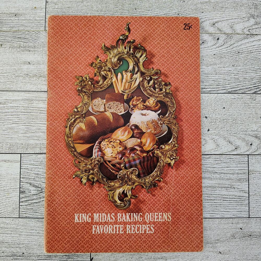 King Midas Baking Queens Favorite Recipes Cookbook Booklet 1960s VERY GOOD